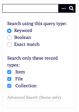 Expanded search options