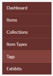 Tags in left nav