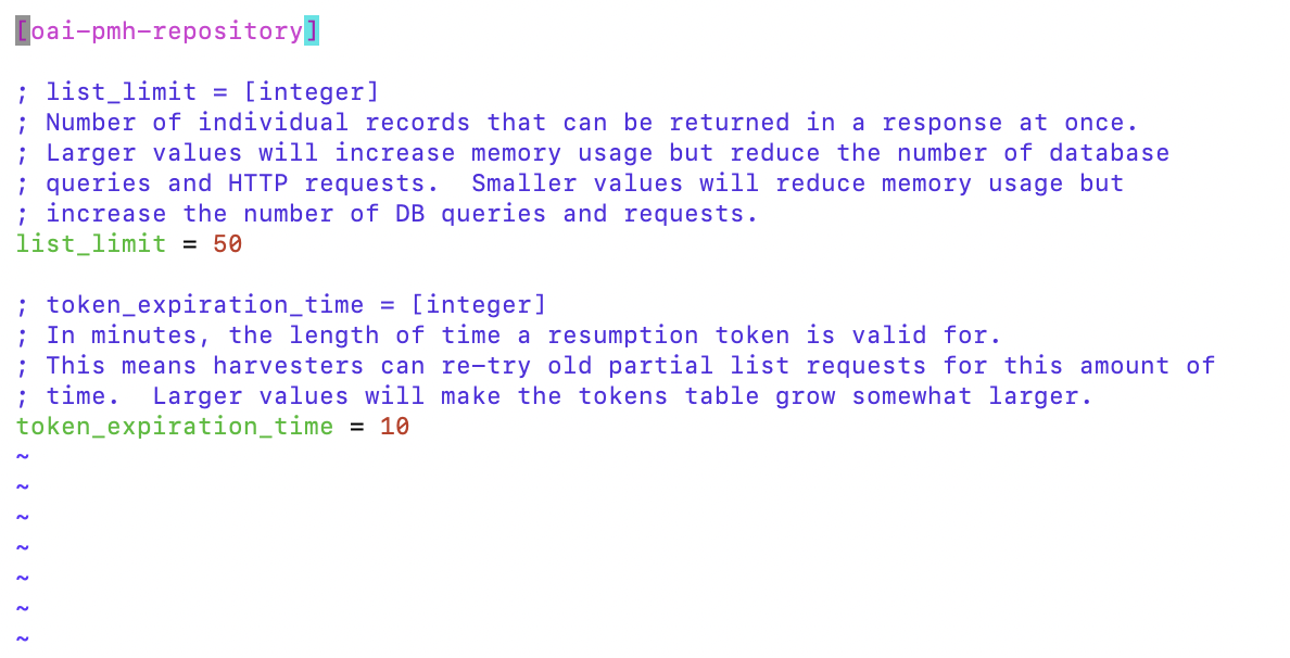 Configuration options as described below, with no boxes checked.