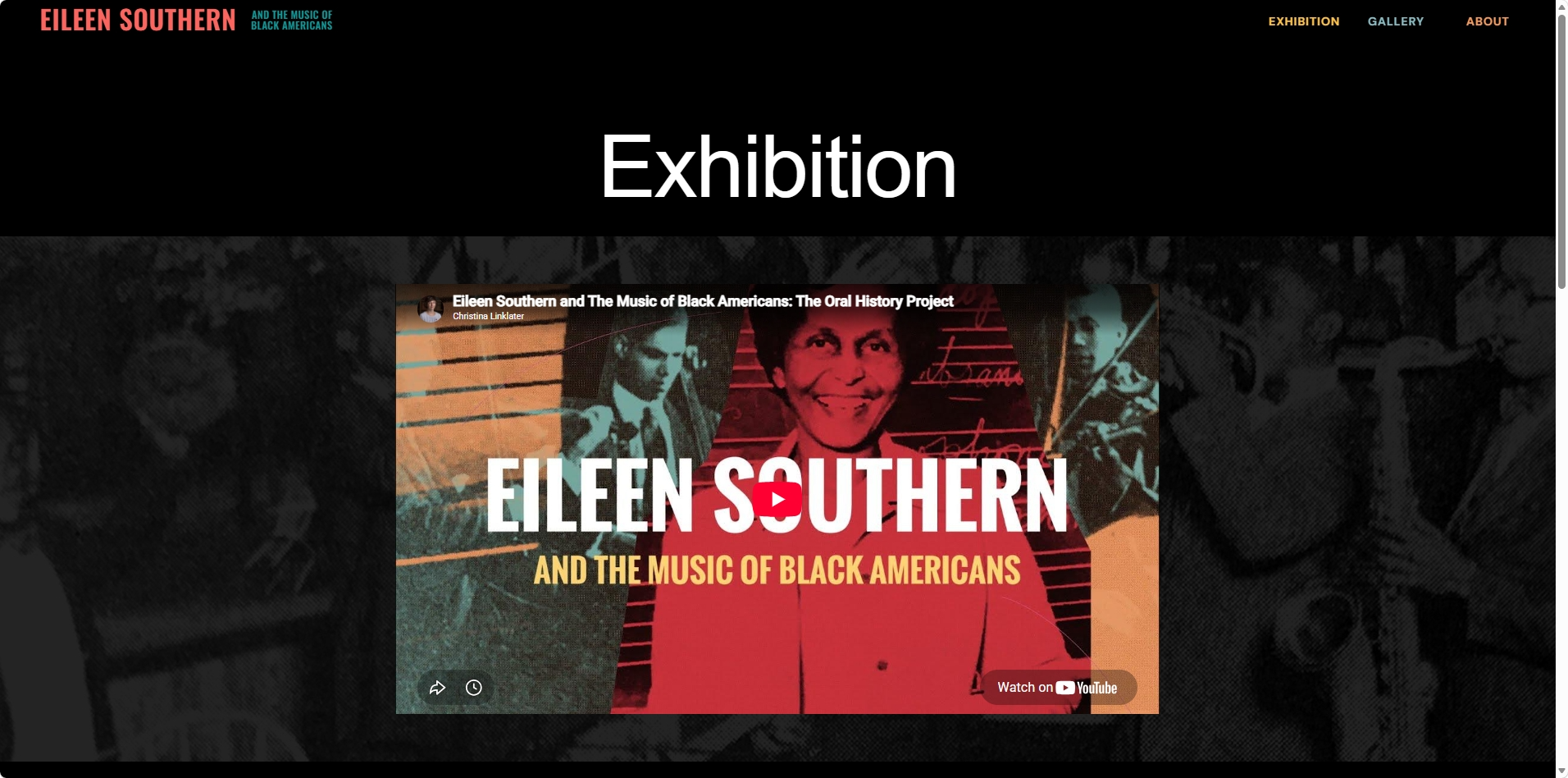 Homepage of Eileen Southern and the Music of Black Americans