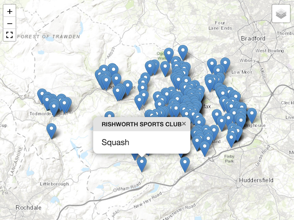 The public map with settings as in the above screenshot.