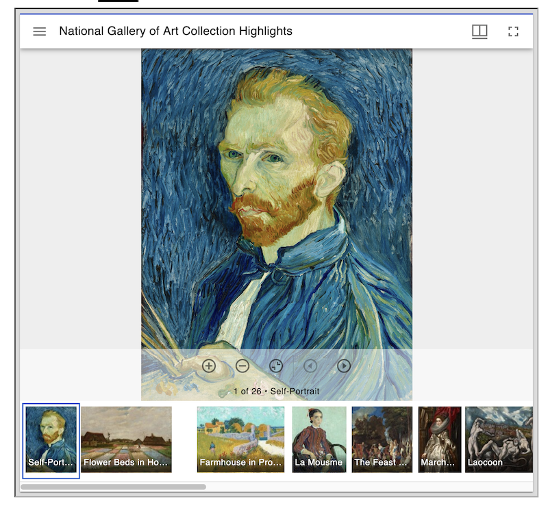 The same collection of images with the same title, but with no sidebar information and in the light theme.